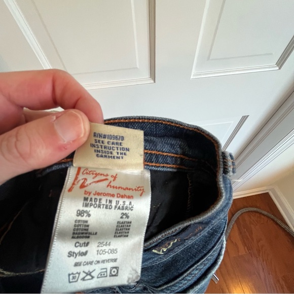 Citizens of Humanity Simone #105 Stretch Low Waist Flare. SZ 28. Y2K - Picture 11 of 12